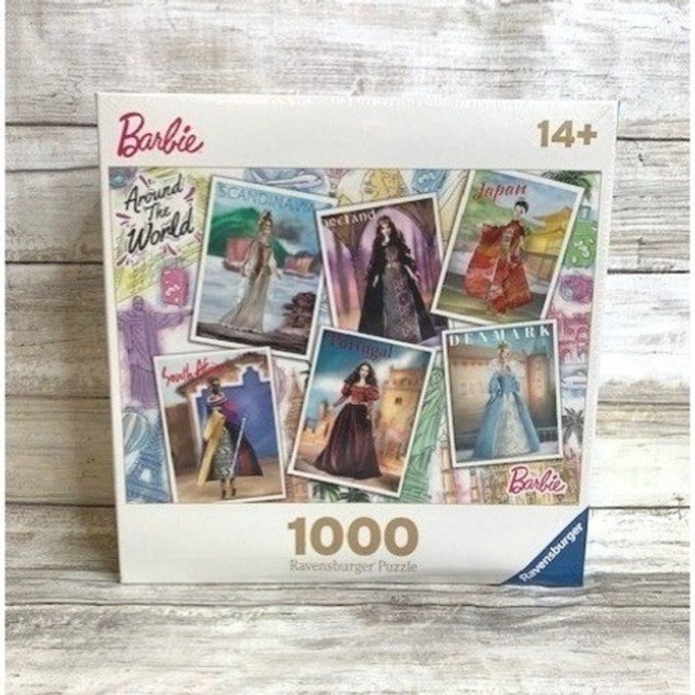 Ravensburger Barbie Around The World 1000‎ Piece Jigsaw Puzzle Brand New